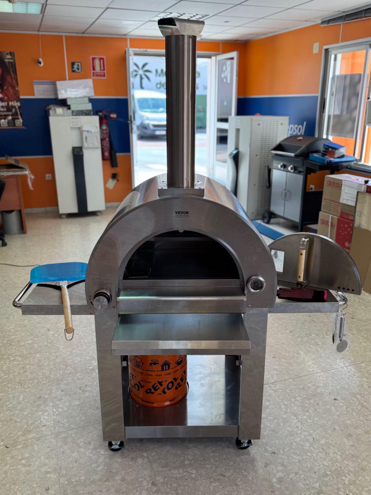 Horno de pizza a gas